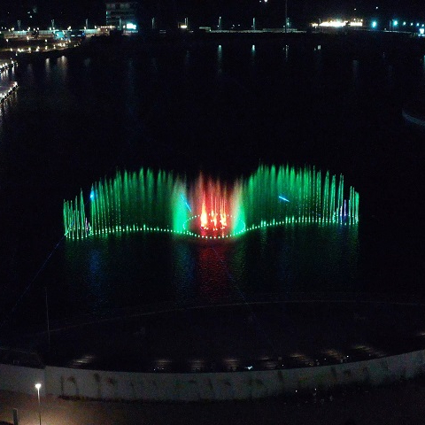 Light Show at Atal Sarovar in Rajkot